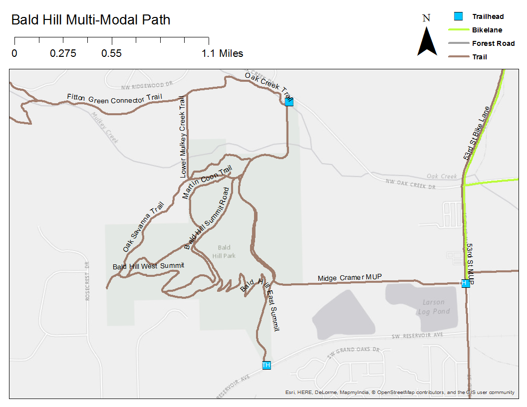 OSU to Bald Hill, Oregon - 159 Reviews, Map