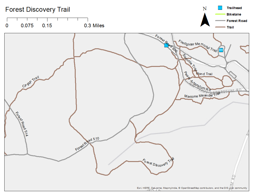 Peavy Arboretum Trail Map The Right Trail