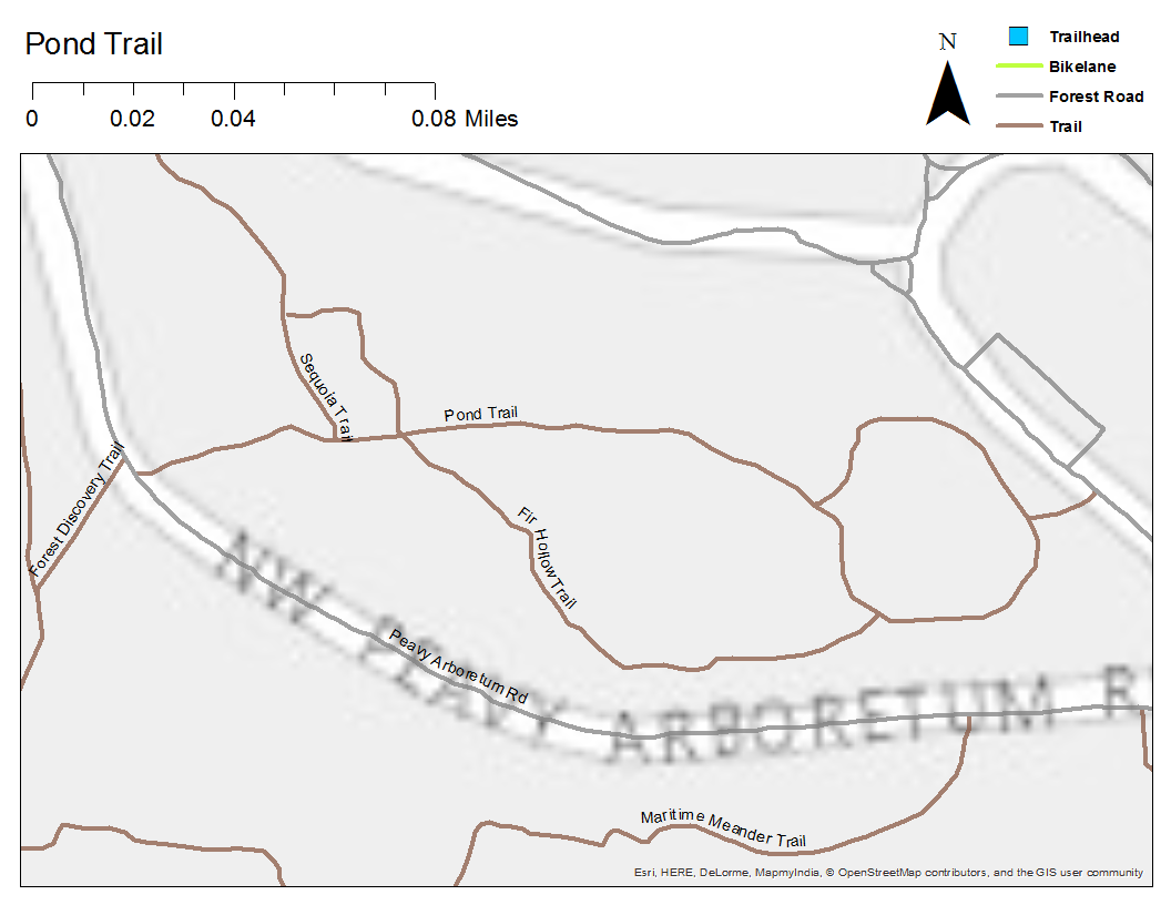 Peavy Arboretum Trail Map The Right Trail